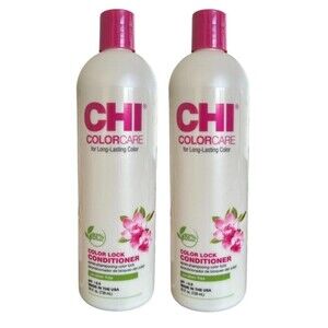 2Pack CHI ColorCare - Color Lock Conditioner for Long lasting Hair color 25oz EA
